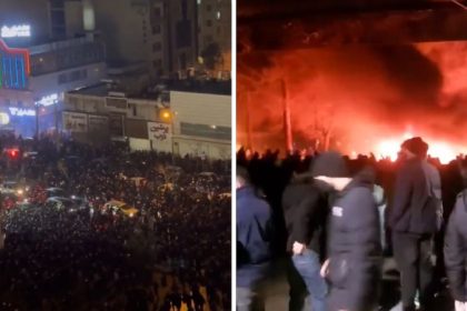 Internet shutdown in Iran Massive protest at Khameneis hometown Mashhad