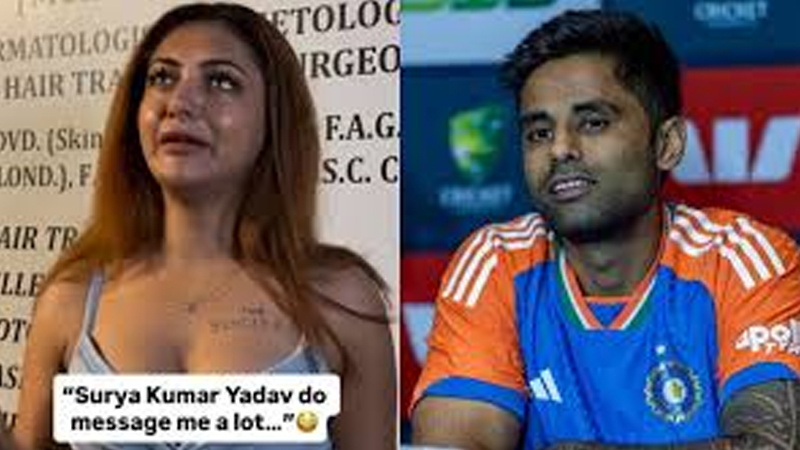 ʻನನಗೆ ಸೂರ್ಯಕುಮಾರ್ ತುಂಬಾ ಮೆಸೇಜ್ ಕಳಿಸ್ತಿದ್ದʼ ಎಂದಿದ್ದ ನಟಿ ವಿರುದ್ಧ 100 ಕೋಟಿ ಮಾನನಷ್ಟ ಮೊಕದ್ದಮೆ! 3 Khushi Mukherjee