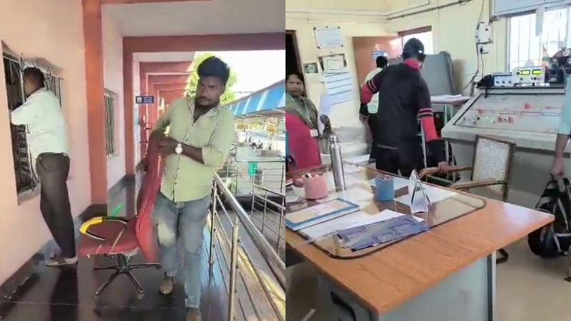 ಕುಣಿಗಲ್ ರೈಲ್ವೆ ನಿಲ್ದಾಣದ ಸ್ಟೇಷನ್ ಮಾಸ್ಟರ್ ಕಚೇರಿ ಜಪ್ತಿ 1 Kunigal Railway Station Master Office Seize