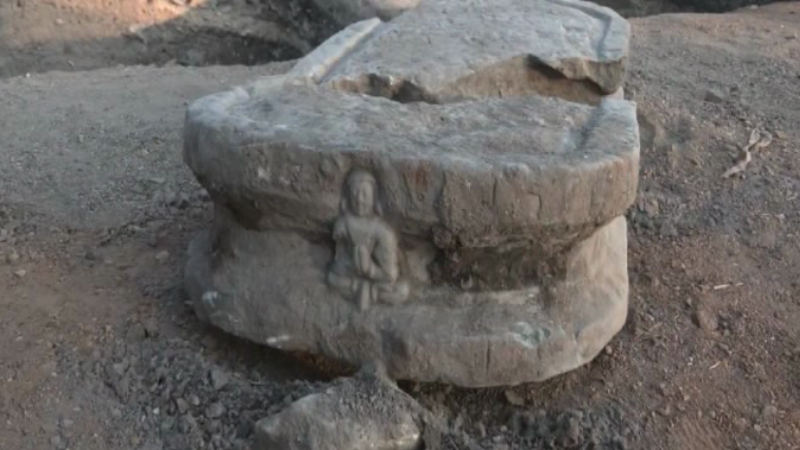 Lakkundi Excavation The Archeology Department has fully excavated the Panipeeth of Shivalinga 2