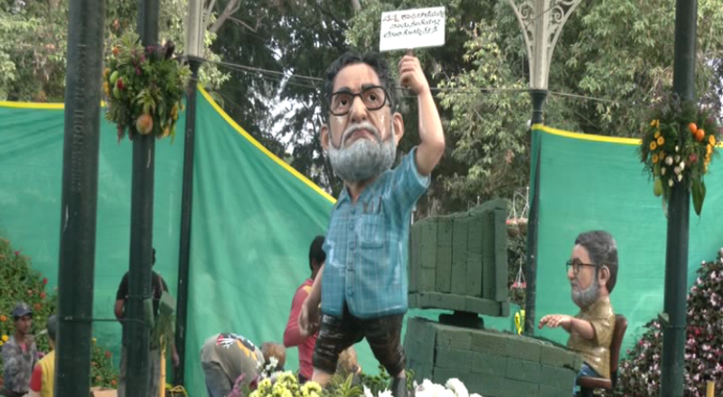 ಲಾಲ್ಬಾಗ್ ಫ್ಲವರ್ ಶೋಗೆ ಹೈ ಅಲರ್ಟ್ - ಗಾಜಿನ ಮನೆ ಸುತ್ತ ನೋ ಎಂಟ್ರಿ 8 Lalbagh Flower Show 2