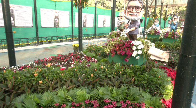 ಲಾಲ್ಬಾಗ್ ಫ್ಲವರ್ ಶೋಗೆ ಹೈ ಅಲರ್ಟ್ - ಗಾಜಿನ ಮನೆ ಸುತ್ತ ನೋ ಎಂಟ್ರಿ 7 Lalbagh Flower Show 3