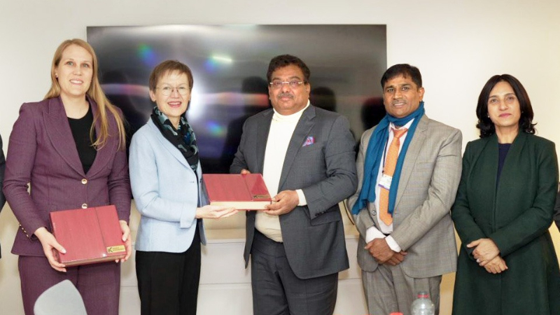 MB Patil appeals to Liechtenstein Prime Minister Brigitte Haas for investment in the Karnataka