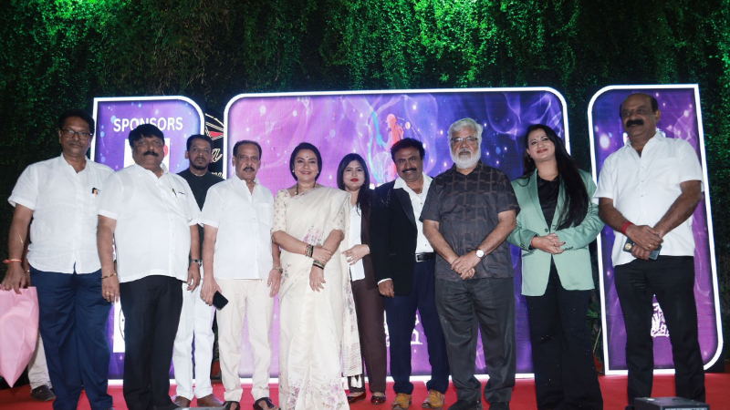 ಸೆಲೆಬ್ರಿಟಿ ಮಹಿಳಾ ಕ್ರಿಕೆಟ್ ಟೂರ್ನಮೆಂಟ್: ಜೆರ್ಸಿ, ಟ್ರೋಫಿ ಅನಾವರಣ 3 MCL Team Jersey Trophy Launch and Song Release