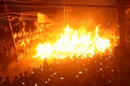 Mandya Sankranti Fire