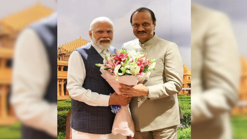 Narendra Modi Ajit Pawar
