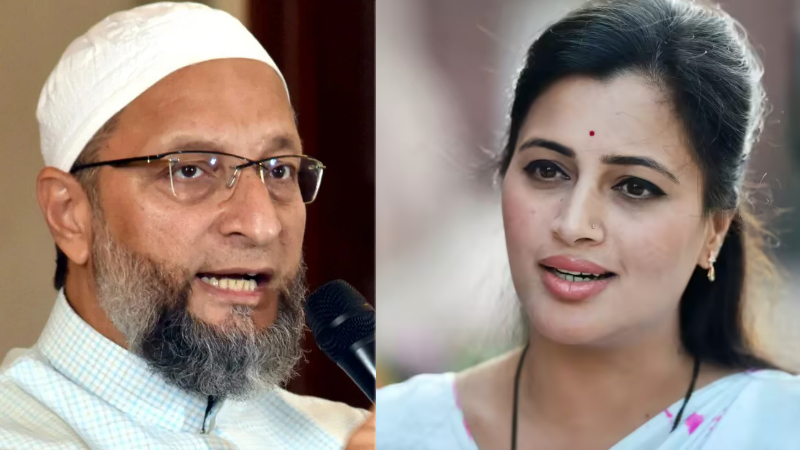 Navneet Rana Asaduddin Owaisi 1