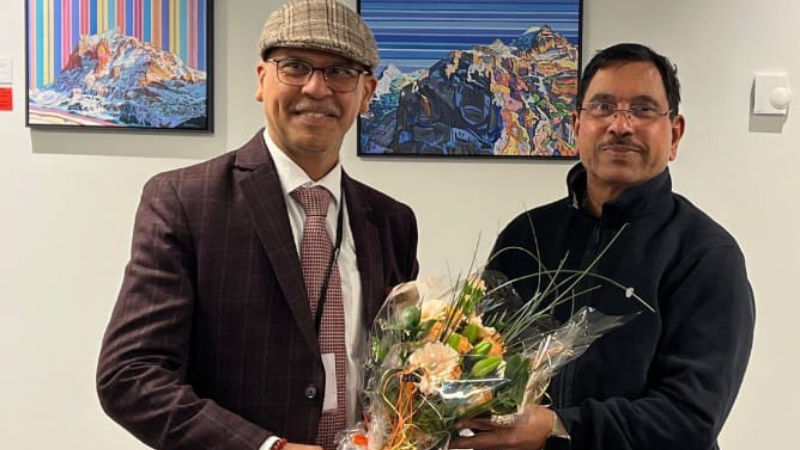 Pralhad Joshi Davos WEF Meeting 1