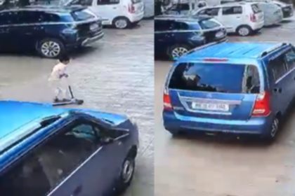 Pune Car Rams over 5 year old boy