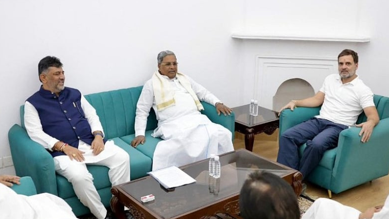 Rahul Gandhi Siddaramaiah DK Shivakumar