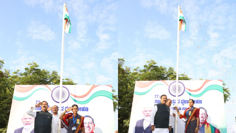 ಹುಬ್ಬಳ್ಳಿ ಕಚೇರಿಯಲ್ಲಿ ನಡೆದ ಗಣರಾಜ್ಯೋತ್ಸವ