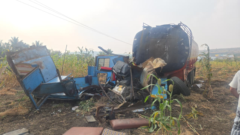 Serial accident on Belagavi