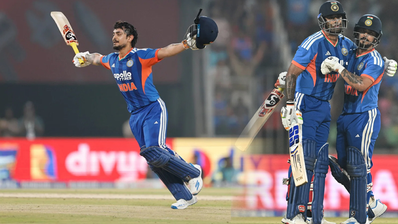 ಸಿಕ್ಸರ್, ಬೌಂಡರಿಯಿಂದಲೇ 84 ರನ್ - ಇಶಾನ್ ಕಿಶನ್ ಸಿಡಿಲಬ್ಬರದ ಶತಕ, ಕಿವೀಸ್ ಕಂಗಾಲು 3 Suryakumar Yadav and Ishan Kishan