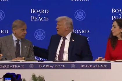 Trump unveils Board of Peace India absent from stage Pakistan joins