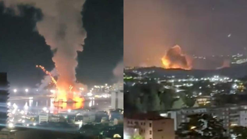 USA President Donald Trump ordered strikes on sites inside Venezuela including military facilities Caracas Air Strike