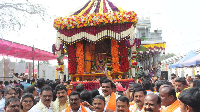 ಆನೇಕಲ್ | ಯಲ್ಲಮ್ಮ ದೇವಿ ದೇವಾಲಯದಲ್ಲಿ ಅದ್ಧೂರಿ ಬ್ರಹ್ಮರಥೋತ್ಸವ! 5 Yellamma Devi Rathotsava