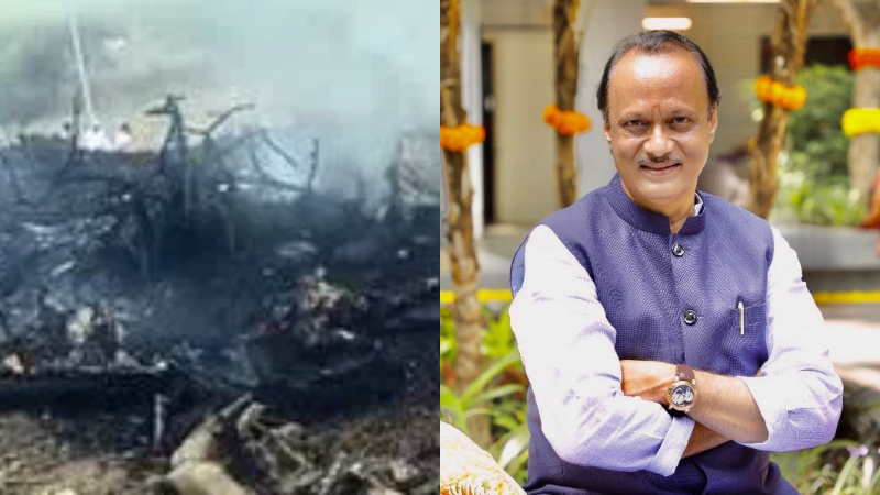 ದಟ್ಟ ಮಂಜಿನಿಂದಾಗಿ ವಿಮಾನ ಪತನ; ವಾಚ್, ಬಟ್ಟೆಯಿಂದ ಅಜಿತ್ ಪವಾರ್ ಗುರುತು ಪತ್ತೆ 2 ajit pawar plane crash