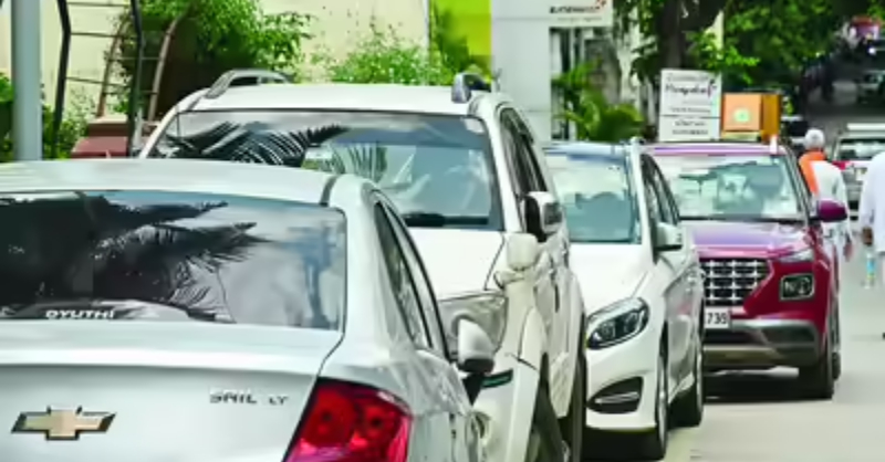 bengaluru roadside parking