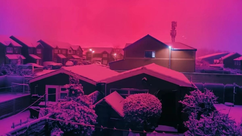 ಗುಲಾಬಿ ಬಣ್ಣಕ್ಕೆ ತಿರುಗಿದ ಬರ್ಮಿಂಗ್ಹ್ಯಾಮ್ ಆಕಾಶ - ಈ ಅಚ್ಚರಿ ಹಿಂದಿನ ಕಾರಣವೇನು? 13 birmingham pink sky