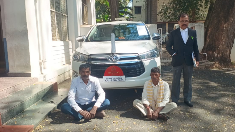 delay in providing compensation to farmer hassan dc car seized