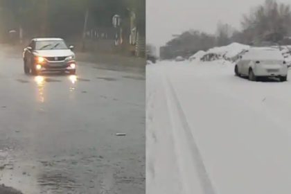 delhi rain snowfall in kashmir