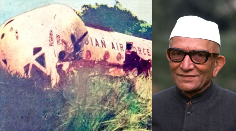 former pm morarji desais miraculous escape from the 1977 jorhat air crash
