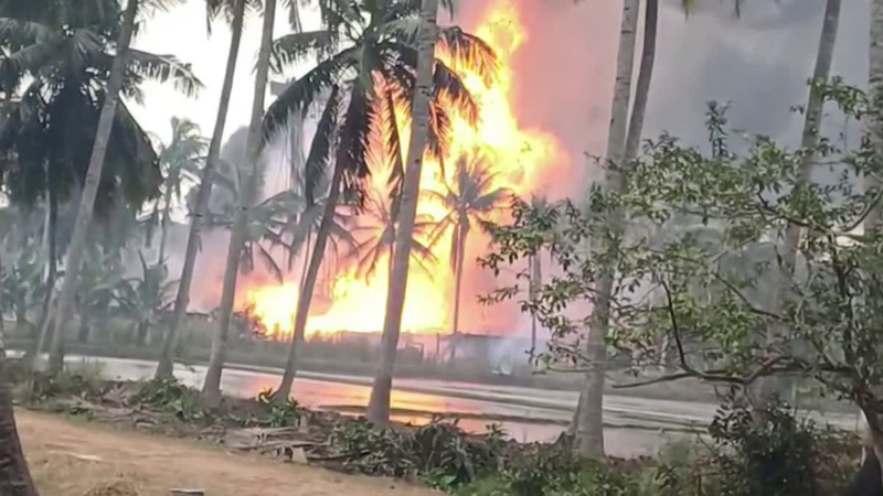 gas leak feared as ongc pipeline affected after loud explosion in andhras konaseema district