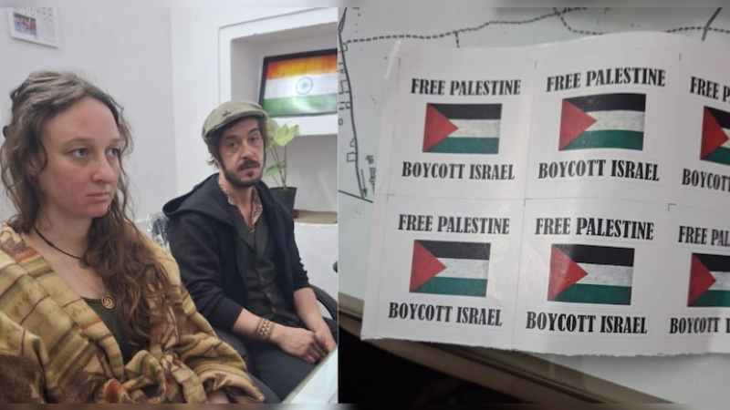 2 British Tourists Get Leave India Notice Over Free Palestine Stickers 1
