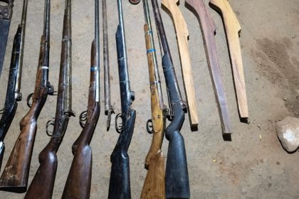 Accused arrested for illegally manufacturing guns at home in Shikaripur 1