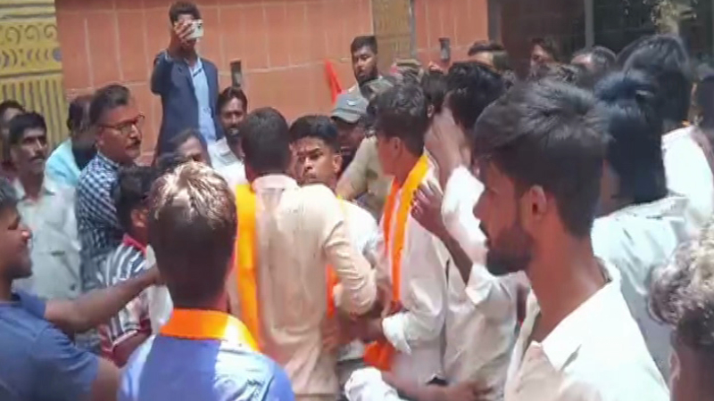 Allegations of marijuana and drug supply in Ballari College ABVP protests 1