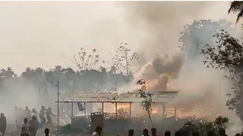 Andhra Pradesh Firecracker Factory Blast 18 Dead 1