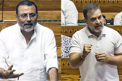 BJP MP Nishakant Dubay files notice to cancel Rahul Gandhis Lok Sabha membership