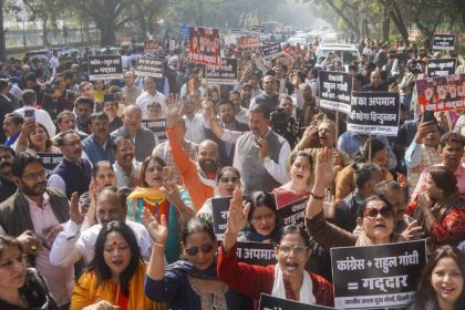 BJP Protest Across The Country Against Congress Half Naked Protest