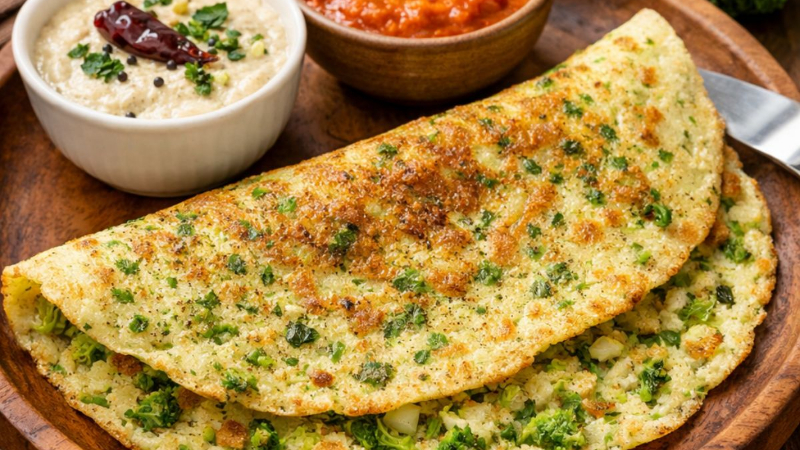 Broccoli Dosa 2