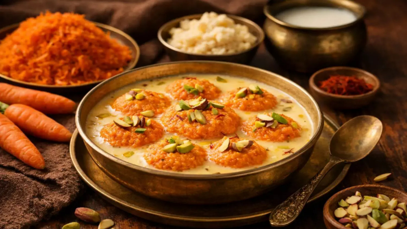 ಸ್ವೀಟ್ ಪ್ರಿಯರಿಗಾಗಿ ಕ್ಯಾರೆಟ್ ರಸ್ಮಲೈ 4 Carrot Rasmalai