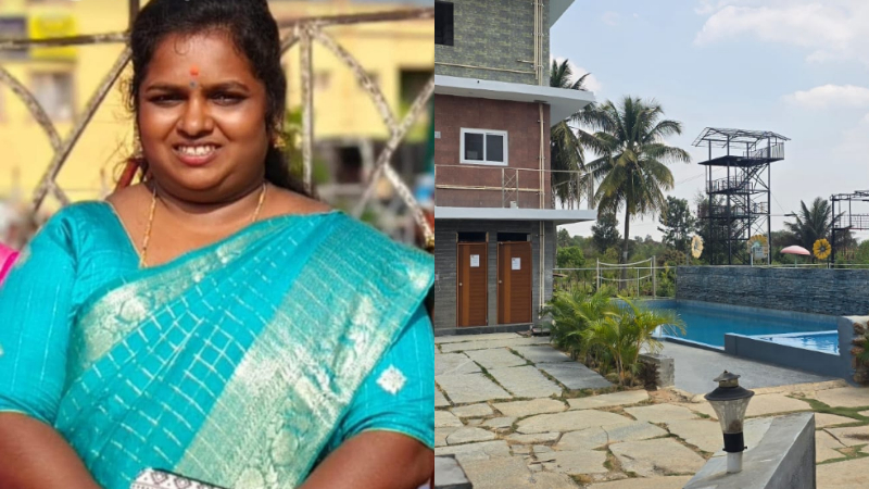 ರೆಸಾರ್ಟ್ನ ಈಜುಕೊಳದಲ್ಲಿ ಮುಳುಗಿ ಮಹಿಳೆ ದಾರುಣ ಸಾವು 1 Chikkaballapura Resort Death