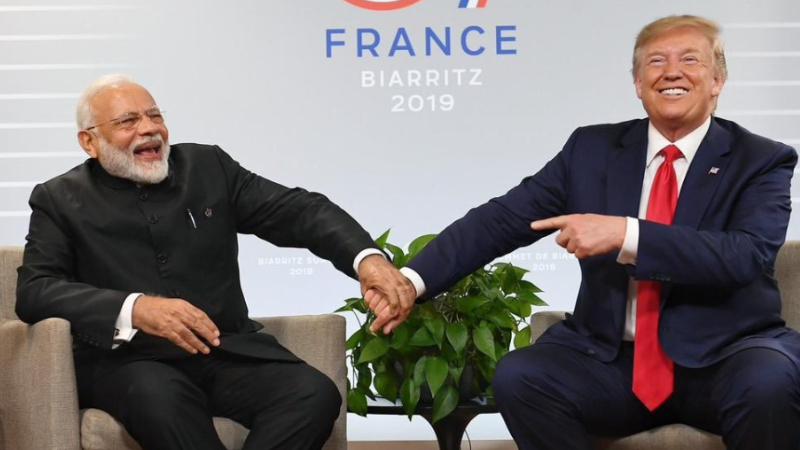 Donald Trump Narendra Modi 2