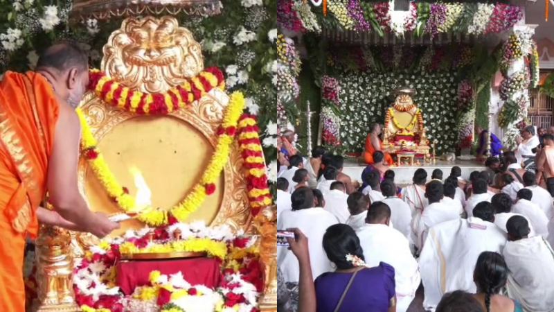 ಅದ್ದೂರಿಯಾಗಿ ನಡೆದ ಗುರುರಾಘವೇಂದ್ರ ಸ್ವಾಮಿಗಳ 405ನೇ ಪಟ್ಟಾಭಿಷೇಕ ಮಹೋತ್ಸವ 1 Mantralaya