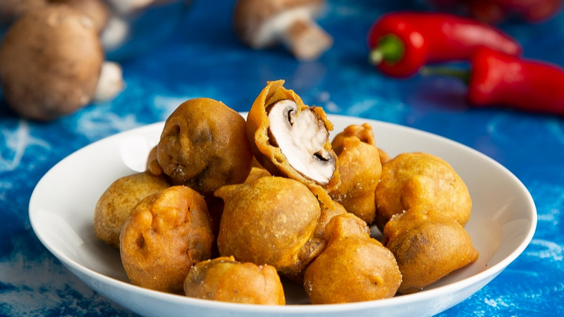 Mushroom Pakoda 3