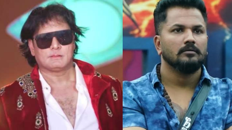 Rajath Kishan and Dog Satish