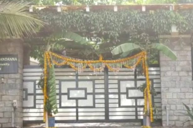 Rashmika Mandanna Vijay Devarakonda Wedding Decorated Kodagu Virajpet House