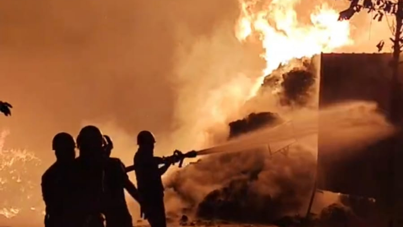 Shirwad garbage disposal unit fire