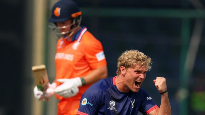 The Netherlands defeated Namibia by 7 wickets to register their first win of the T20 World Cup 2026