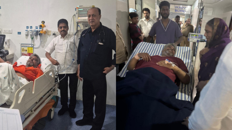 Valmiki Prasannananda Puri Swamiji heart attack