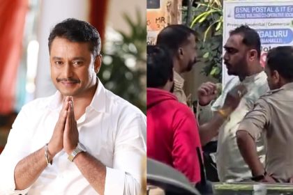 fans flock to rr nagars house for darshans birthday celebration