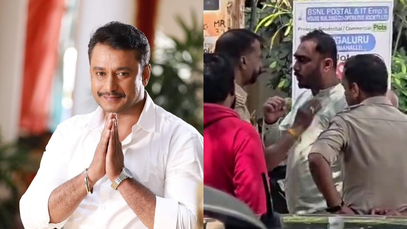 fans flock to rr nagars house for darshans birthday celebration