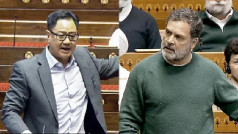 rahul gandhi kiren rijiju