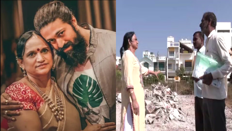 yash mother pushpa compound demolition 1 2