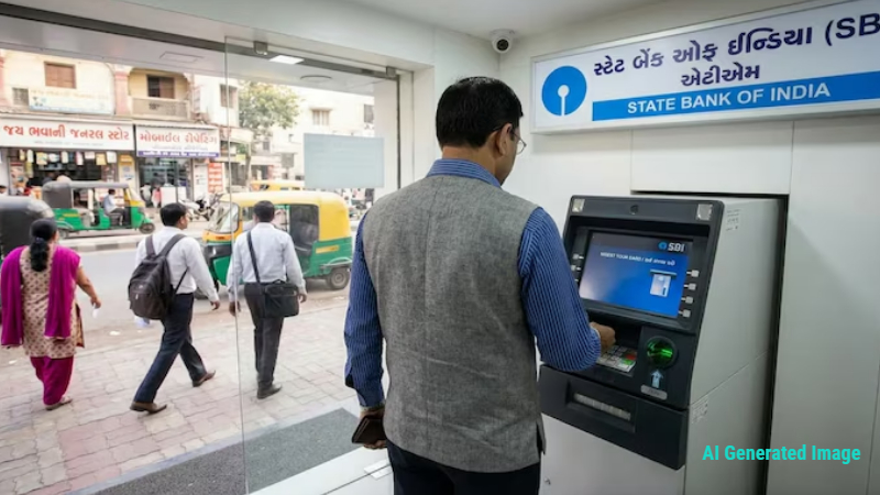 ATM money withdrawal