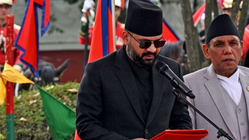 Balendra Shah Oath Taking As Nepal PM 1 2